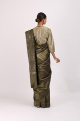 Olive Green Silk Sareeuntitled (9 of 10)